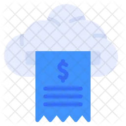 Cloud Bill  Icon