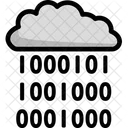 Cloud Binary  Icon
