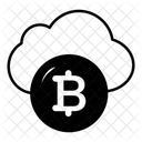 Cloud Bitcoin Crypto Icon