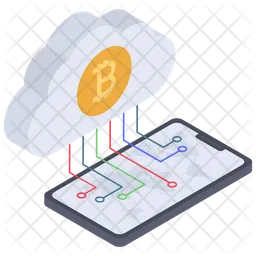 Cloud Bitcoin  Icon