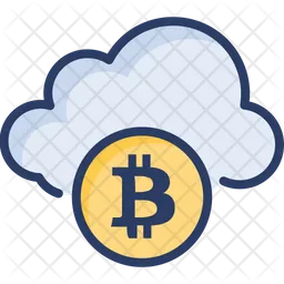 Cloud Bitcoin  Icon