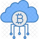 Cloud Bitcoin Icon