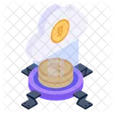 Cloud Bitcoin  Icon
