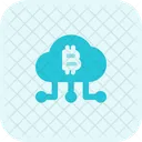 Cloud Bitcoin Network Icon