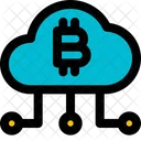 Cloud Bitcoin Network Icône