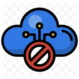 Cloud Block  Icon