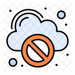 Cloud Block  Icon