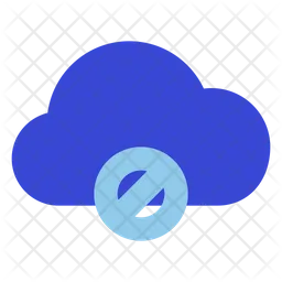 Cloud block  Icon
