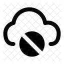 Cloud Blocked Cloud Computing Restricted Icon