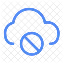 Wolke blockiert  Symbol