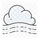 Cloud Blowing  Icon