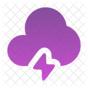 Cloud bolt  Icon