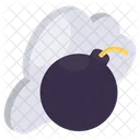 Cloud Bomb Bombshell Explosive Material Icon