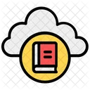 Cloud Book Cloud Education Cloud Learning Icon
