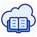 Cloud Book Elearning Cloud Icon
