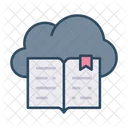Cloud Book Ebook E Book Icon