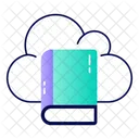 Cloud Book Cloud Library Online Library Icon