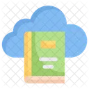 Cloud Book Cloud Library Online Library Icon