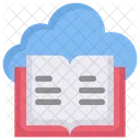 Cloud Book Cloud Library Digital Library Icon