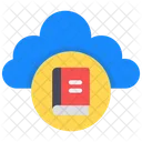 Cloud Book Cloud Education Cloud Learning Icon