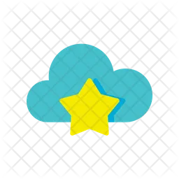 Cloud Bookmark  Icon