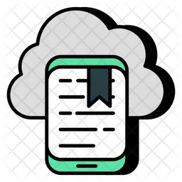 Cloud Bookmark  Icon