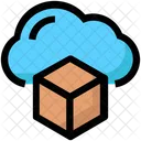 Cloud Big Data Box Icon