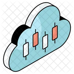 Cloud Boxplot  Icon