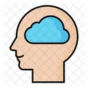 Cloud brain  Icon