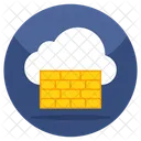 Cloud Brickwall  Icon