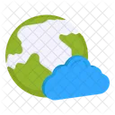Cloud Browser Cloud Network Global Cloud Icon