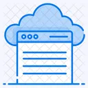 Cloud Browser Cloud Technology Cloud Storage Icon