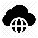 Cloud Browser Cloud Globe Cloud Exploration Icon