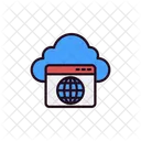 Cloud Browser  Icon