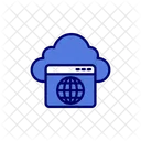 Cloud Browser  Icon