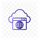 Cloud Browser  Icon