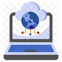 Cloud Browser Cloud Network Cloud Technology Icon