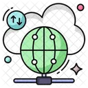 Cloud Browser Cloud Network Cloud Technology Icon