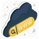 Cloud Browser Cloud Network Cloud Technology Icon