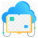 Cloud Buch Cloud Bildung Cloud Studie Symbol