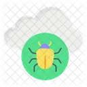 Cloud Bug Cloud Virus Cloud Malware Icon