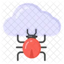 Cloud Virus Cloud Bug Infected Cloud Icon