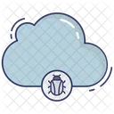 Cloud Bug Cloud Virus Icon