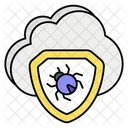 Cloud Bug Bug Cloud Virus Icon