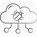 Cloud Bug Bug Cloud Virus Icon