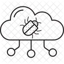 Cloud Bug Cloud Virus Virus Icon
