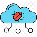 Cloud Bug Bug Cloud Virus Icon