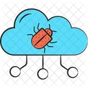 Cloud Bug Bug Cloud Virus Icon