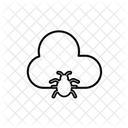 Cloud Bug Bug Cloud Virus Icon