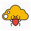 Cloud Bug Cloud Virus Virus Icon